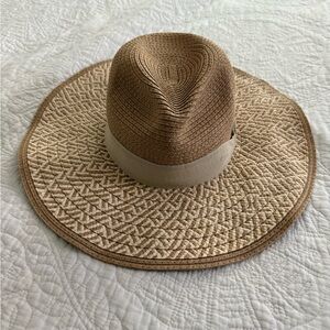 Jones New York Wide Brim Sun Hat – Beige